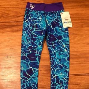 Mahiku kids girls swim leggings sun protection size 4